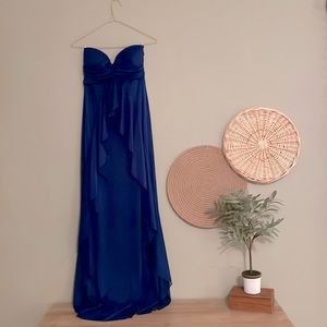 Elegant Strapless Maxi Dress